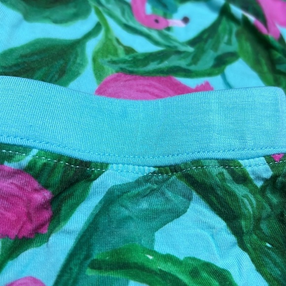 Little Sleepies Flamingo pajama shorts only size 7-8 - Picture 8 of 9